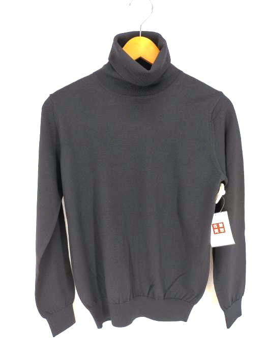 SLOANE(スローン) 30G Merino Wool Tenjiku Super High Gauge Turtleneck レディース  2