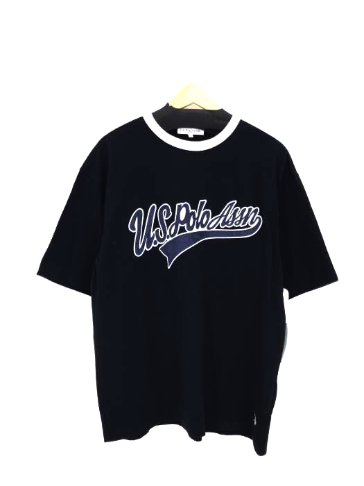 U.S.POLO ASSN(ユーエスポロアッスン) ロゴ刺繍 クルーネックTシャツ メンズ JPN：L