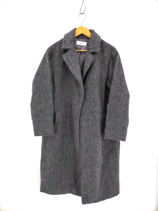 SLY(スライ) SHAGGY CHECK OVER COAT レディース  2