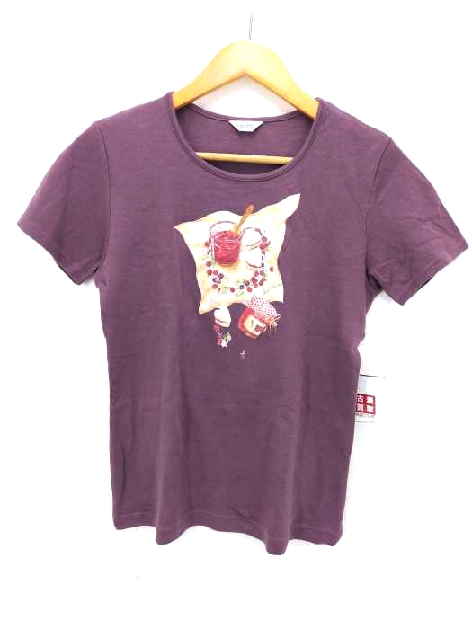 PINK HOUSE(ピンクハウス) ラズベリー柄プリントTシャツ レディース JPN：L