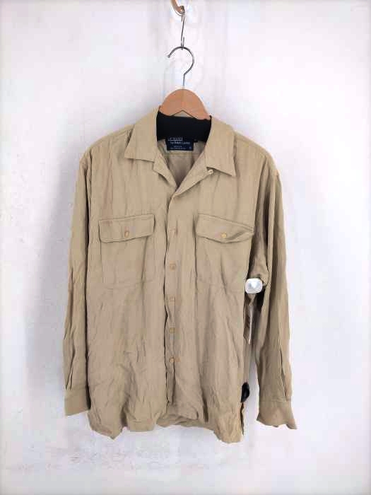 Polo by RALPH LAUREN(ポロバイラルフローレン) USA製 ループボタン レーヨンシャツ メンズ JPN：M