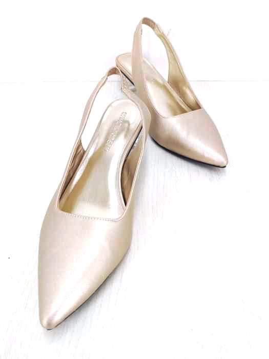 RODEO CROWNS(ロデオクラウンズ) CLEAR HEEL MULE 合成皮革 レディース  L