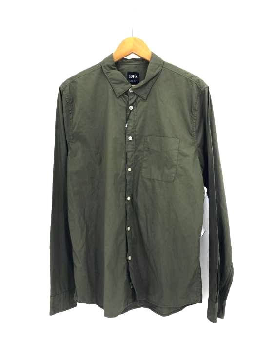 ZARA(ザラ) SLIM FIT コットンシャツ メンズ JPN：L