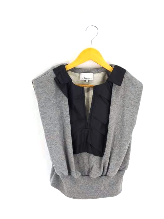 3.1 phillip lim(スリーワンフィリップリム) 21SS cropped ruffled top レディース import：M
