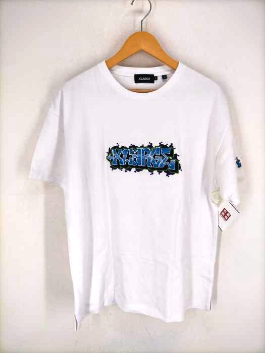 X-LARGE(エクストララージ) S/S HEAVYWEIGHT TEE EMBROIDERY GRAFFITI メンズ  M