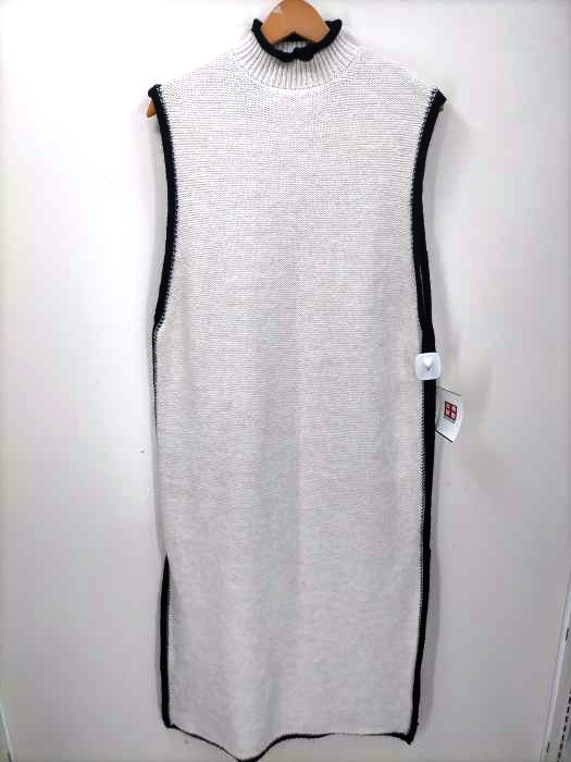 ZARA(ザラ) ハイネック ノースリーブマキシニットワンピース レディース  M-L