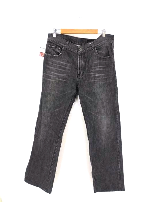 Calvin Klein Jeans(カルバンクラインジーンズ) ウォッシュドブラックデニム ジップフライ メンズ  W87