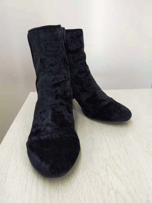 モリーニ Mollini ベロアショートブーツ レディース  37