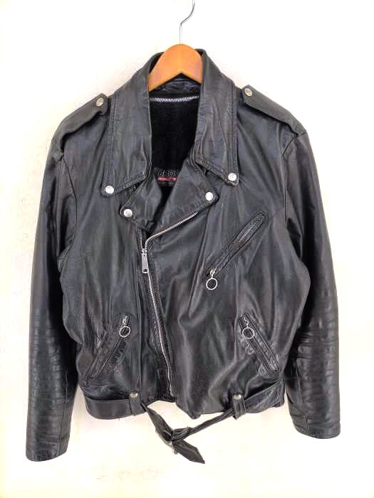 ユーズドフルギ USED古着 70S Brooks Leather Sportswear ボアライナー付き ダブルライダースジャケット メンズ 表記無