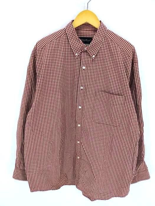 エディーバウアー Eddie Bauer 黒タグ BDチャックシャツ メンズ JPN：L