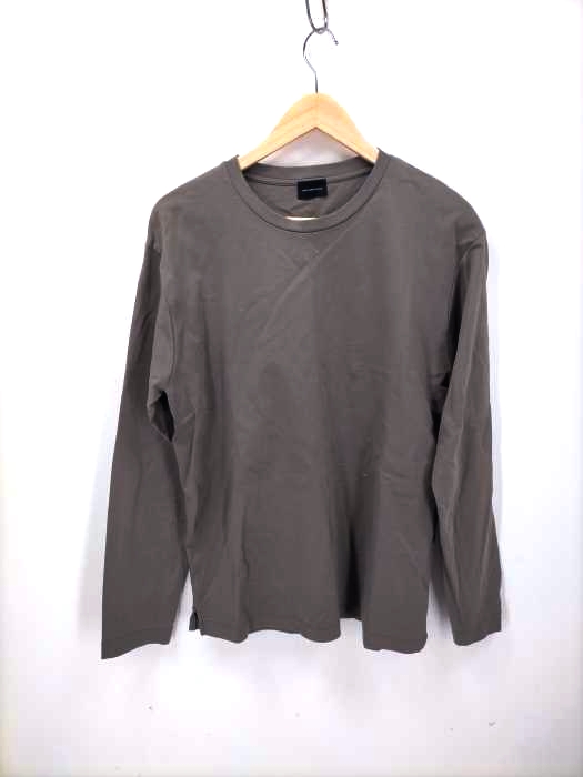 ユナイテッドアローズグリーンレーベルリラクシング UNITED ARROWS green label relaxing オーガニック ポンチ クルーネック カットソー メンズ JPN：M