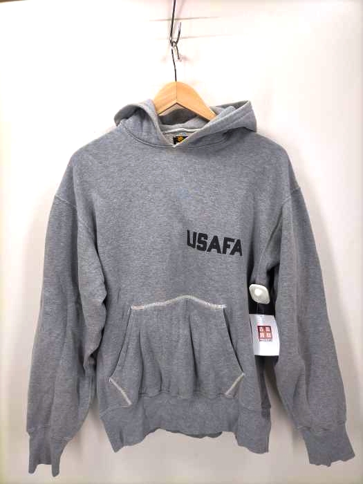 フェローズ PHERROWS USAFA 染み込みプリント プルオーバーパーカー メンズ JPN：M