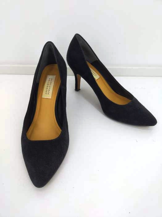 マッキントッシュフィロソフィー MACKINTOSH PHILOSOPHY スウェードヒールパンプス レディース JPN：23.5