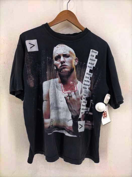 ユーズドフルギ USED古着 FREDDY SPORT WEAR 00S~10S エミネムプリント I'M SOORY MAMA グラフィックデザインTシャツ メンズ JPN：L