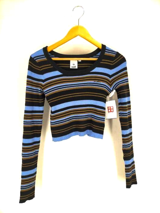 エックスガール X-girl MULTI STRIPE KNIT TOP レディース ONE SIZE