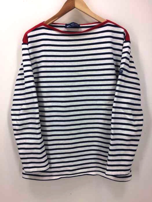 SAINT JAMES(セントジェームス) ボーダー ロングシャツ メンズ US：40