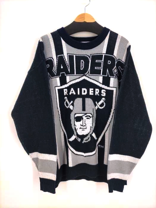 USED古着(ユーズドフルギ) RIDDELL RAIDER アクリルニット メンズ  M