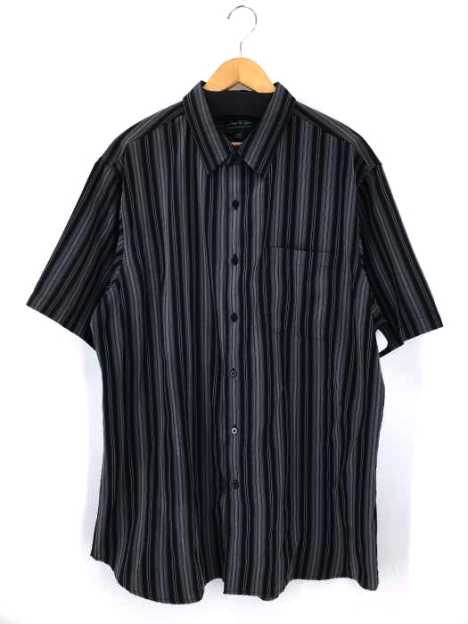 USED古着(ユーズドフルギ) ストライプS/Sシャツ メンズ import：XL