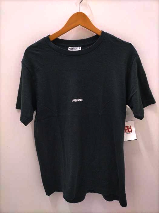 aui nite(アウイナイト) メタリックロゴTシャツ メンズ 表記無
