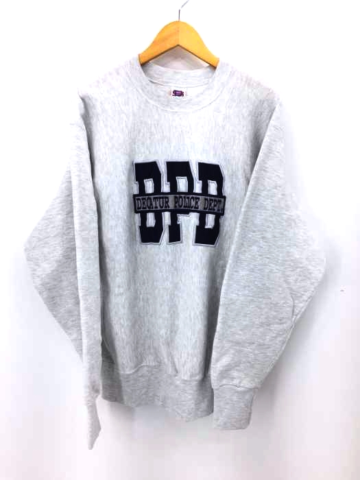 USED古着(ユーズドフルギ) USA製 RUGGED SWEATS フロントデザインスウェット メンズ 表記無