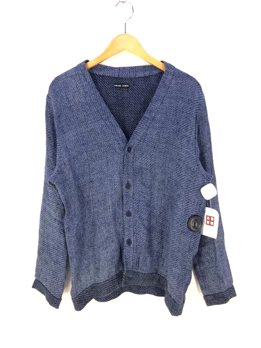 フランクリーダー FRANK LEDER INDIGO DYED LINEN-COTTON CARDIGAN メンズ JPN：M