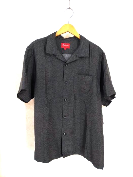 Supreme(シュプリーム) 22SS Leopard Silk S/S Shirt メンズ JPN:L