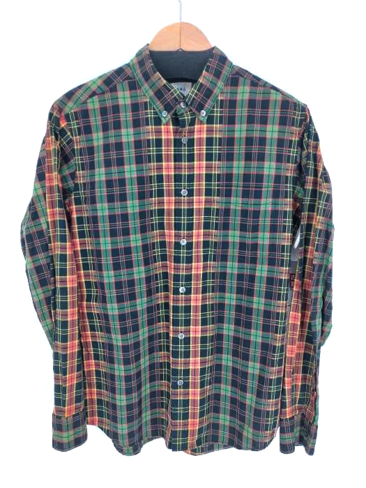 BEAMS(ビームス) カットドビーチェック柄ボタンダウンシャツ メンズ  M