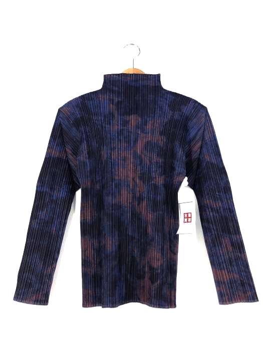 PLEATS PLEASE ISSEY MIYAKE(プリーツプリーズイッセイミヤケ) 総柄 ボトルネックプリーツカットソー レディース JPN：3
