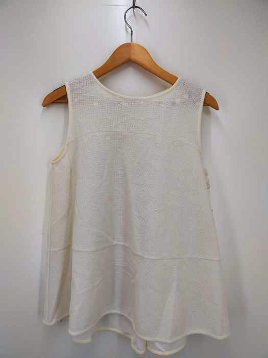 Demi-Luxe BEAMS(デミルクスビームス) ラッセルメッシュ ノースリーブ プルオーバー レディース ONE SIZE