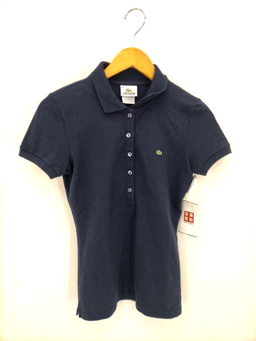 LACOSTE(ラコステ) ロゴ刺繍半袖ポロシャツ レディース JPN：36
