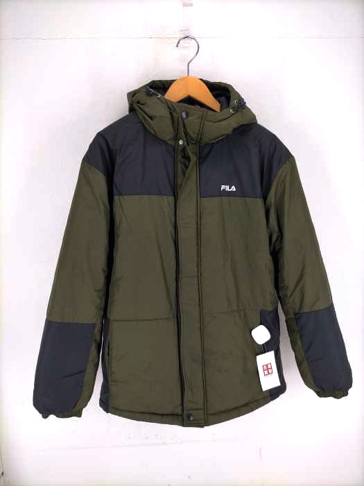 FILA(フィラ) マウンテンパーカ中綿切替ダウンジャケット メンズ  L