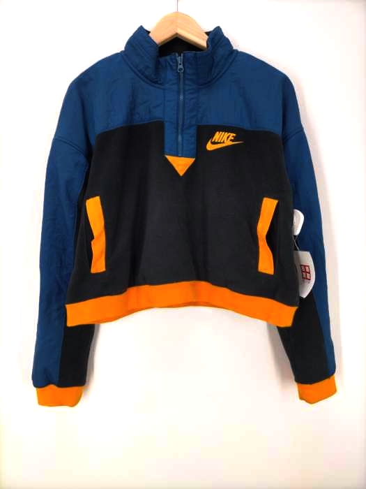 NIKE(ナイキ) ショート丈 ハーフジップ フリースジャケット レディース JPN：L