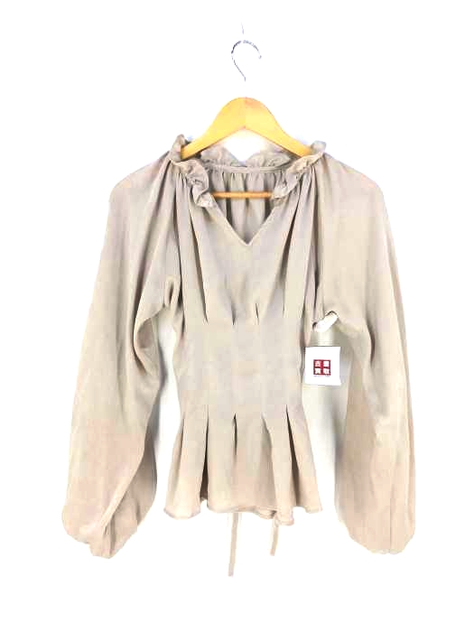 MURUA(ムルーア) 20SS ギャザースリーブシャツ レディース FREE
