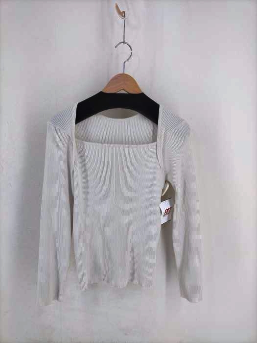 SENCE OF PLACE(センスオブプレイス) 22AW レイヤードスクエアネックコンパクトセーター レディース ONE SIZE