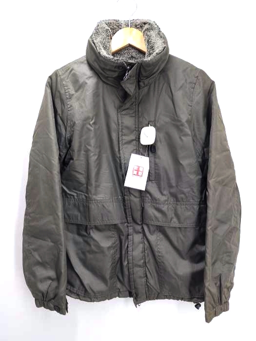 ゴム gomme フード収納型スタンドカラーナイロンブルゾンジャケット レディース 表記無