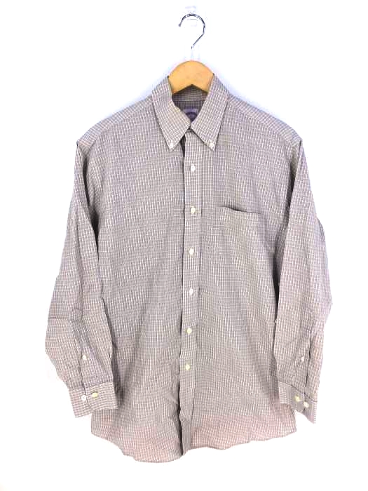 ブルックスブラザーズ BROOKS BROTHERS ボタンダウンチェックシャツ メンズ import：S