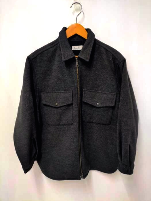 スティーブンアラン Steven Alan MLTN WORK ZIP SHIRT メンズ JPN：S