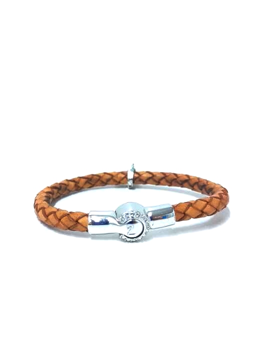 ダニエルスワロフスキー DANIEL SWAROVSKI ハートチャームレザーブレスレット レディース 表記無
