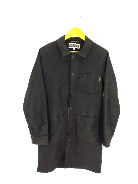シーディージー コムデギャルソン CDG COMME des GARCONS 18AW フランス製 LABOUREUR ロングカバーオール モールスキン メンズ JPN：S