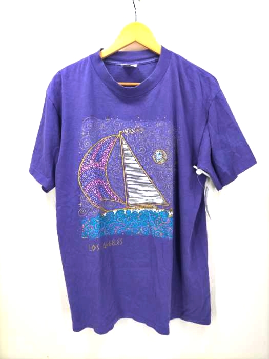 オニータ ONEITA 90S USA製 LOS ANGELES プリントTシャツ メンズ JPN：XL