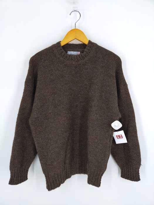 バーニーズニューヨーク BARNEYS NEWYORK シャギークルーネックカーディガン メンズ import：M