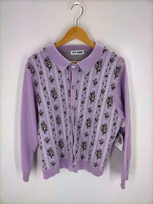 ティーティーティー モダン tttmsw 22SS Flower Jacquard Knit Cardigan メンズ JPN：M