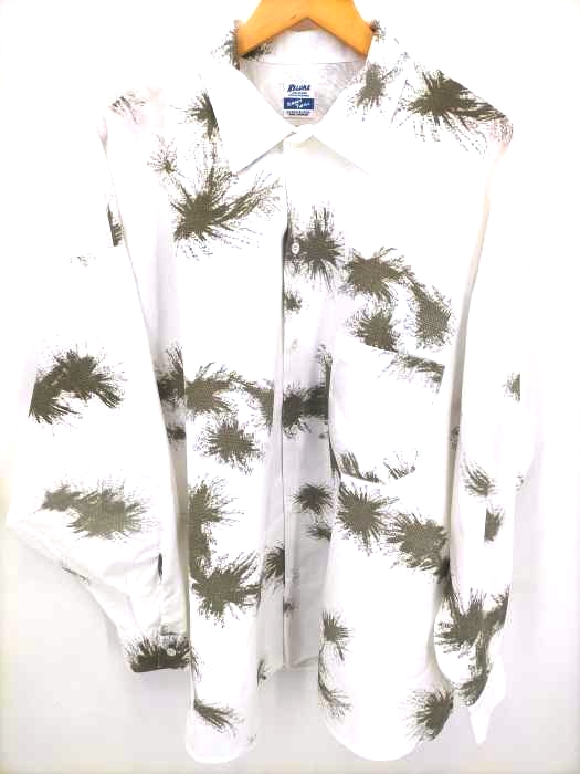 ジャーナルスタンダードレリューム JOURNAL STANDARD relume ARMY TWILL 別注 プリントスノーシャツ メンズ JPN：M