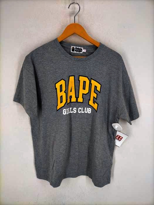 アベイシングエイプ A BATHING APE BAPE GIRLS CLUB プリント半袖Tシャツ メンズ JPN：S