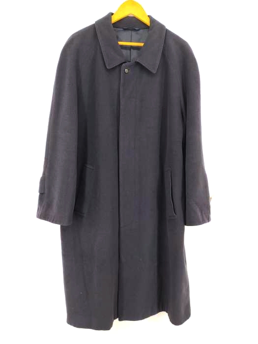ユーズドフルギ USED古着 {{unifine}}カシミヤ100％  比翼ステンカラーコート メンズ  表記無
