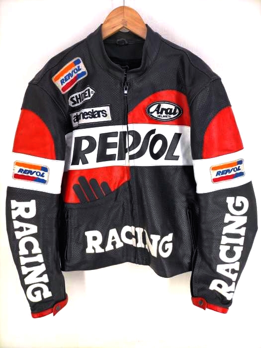ユーズドフルギ USED古着 REPSOL レーシングジャケット メンズ  M