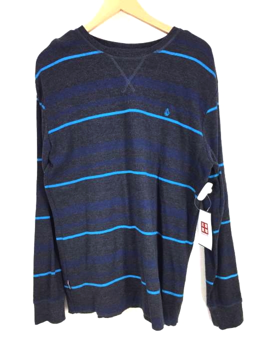 VOLCOM(ヴォルコム) ボーダーロングスリーブTシャツ メンズ M