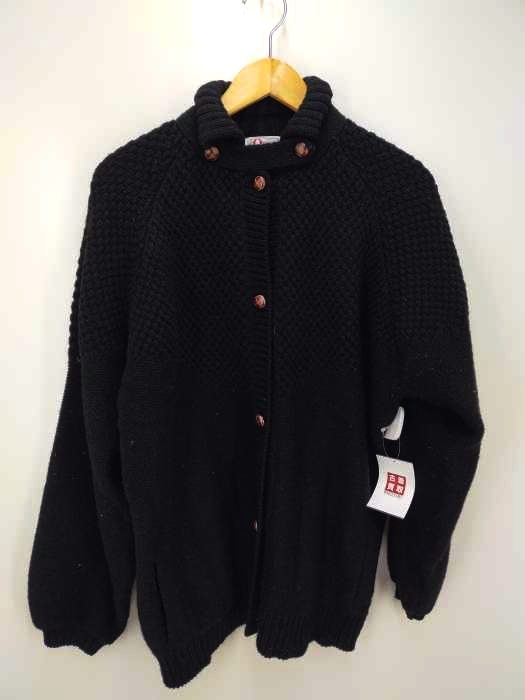 ORVIS(オービス) 90s くるみボタン ワッフルニットジャケット メンズ  L