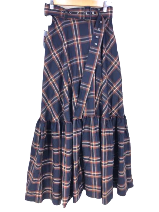 Maison MIHARA YASUHIRO(メゾンミハラヤスヒロ) ボリュームギャザー チェックロングスカート レディース  38