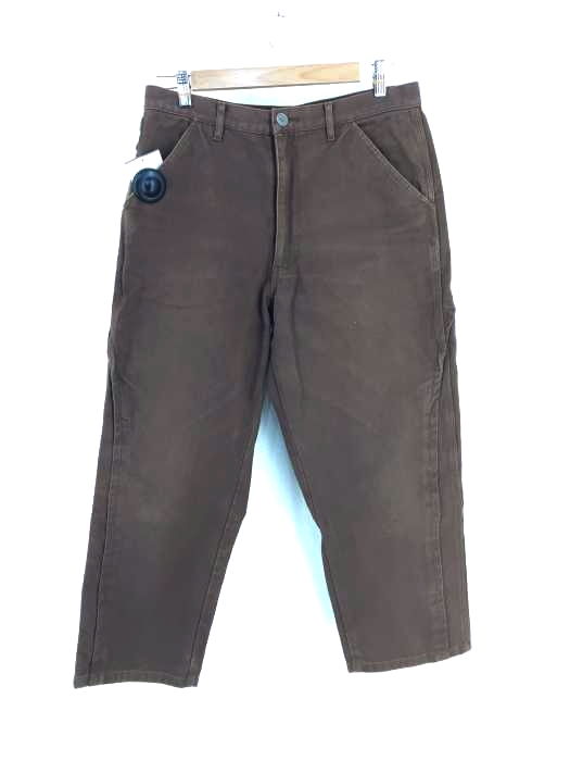 COMME des GARCONS HOMME PLUS(コムデギャルソンオムプリュス) AD2001 02SS CURVE期 カーブデザインコットンツイルワークパンツ メンズ JPN：L